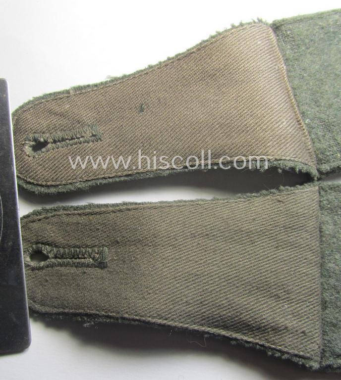 Fully matching - and neatly 'cyphered'! - I deem early- (ie. mid-) war-period, WH (Kriegsmarine) enlisted-mens'-type shoulderstrap-pair as was intended for usage by a: 'Soldat eines Küsten-Artillerie-Rgts.' — image 5