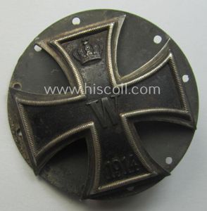 Very unususal, WWI-period Iron Cross 1st class (or: 'EK 1. …