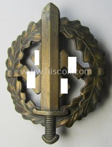 Early- (ie. mid-) war-period example of an: 'SA-Sportabzeichen in Bronze' …