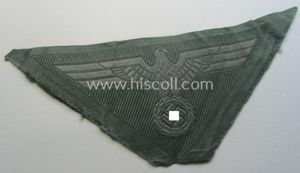 Later-war-period, WH (Heeres) so-called: 'M44'-pattern- and/or: trapezoid-shaped breasteagle (ie. 'Brustadler …