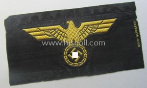 Scarcely found, RB- ('Reichsbahn'-) related arm-eagle that is showing an …