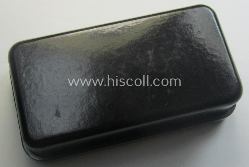 'Standard-issue'-type WH 'Seifebuchse' (ie. soap-container) being an undamaged example as executed in brownish-red-coloured 'Bakelite' — image 4