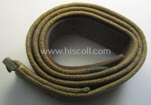 WH (Heeres ie. LW etc.) 'tropical-issue'- belt (ie. 'Koppelriemen') being …
