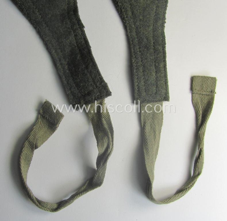 Later-war- (ie. 1943-) pattern, field-grey-coloured, WH (Heeres, Waffen-SS etc.) so-called: 'Ohrenschützer' being intended to be worn in conjunction with the 'M43'-field-caps (ie. 'Einheitsfeldmützen') — image 3