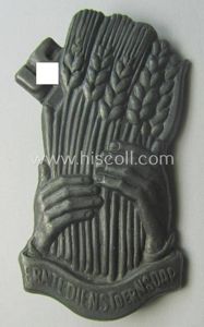 Commemorative, tarnished-silver-coloured- and/or tin-based, N.S.D.A.P.-related 'tinnie' being a non-maker-marked example …