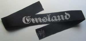 RAD (ie. 'Reichsarbeitsdienst') officers'-pattern, commemorative cuff-title (ie. 'Dienstärmelstreifen für Offiziere') …