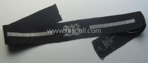 RAD (ie. 'Reichsarbeitsdienst') officers'-pattern, commemorative cuff-title (ie. 'Dienstärmelstreifen für Offiziere') …