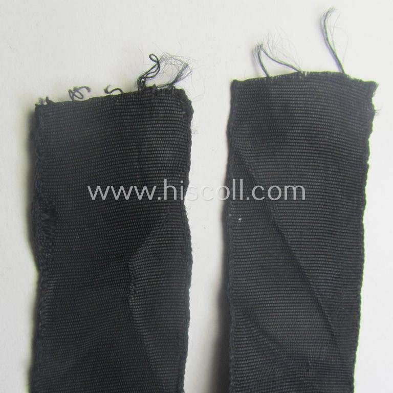 Superb example of the - actually quite scarcely encountered! - HJ ('Hitlerjugend') armband ie. cuff-title, entitled: 'HJ-Streifendienst' (being a full-length example that was carefully tunic- and/or shirt-removed) — image 7