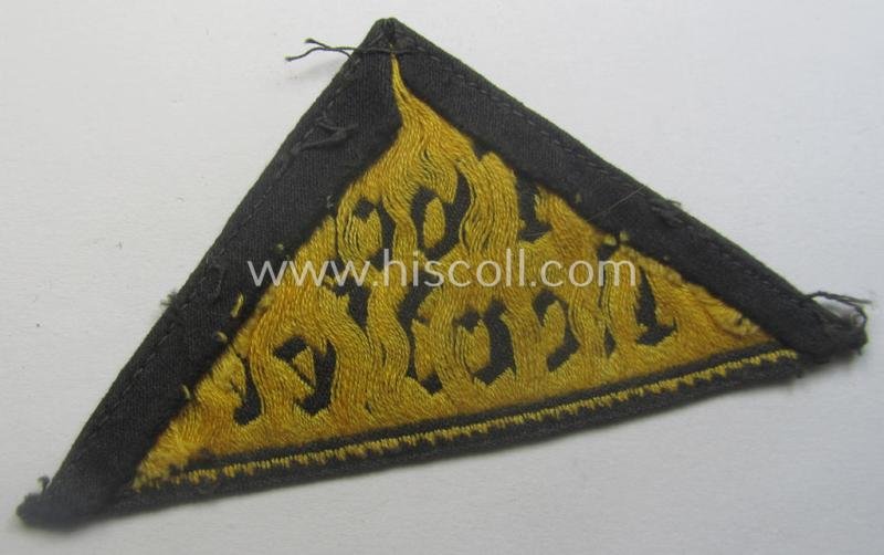 Early-pattern, 'HJ' ('Hitlerjugend') district-triangle (ie. 'Gebietsdreieck') entitled: 'Nord Nordsee' — image 2