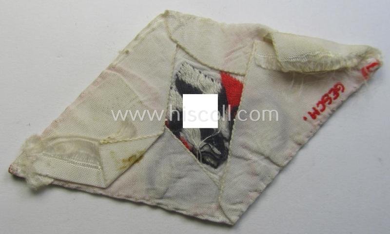 'Standard-issued'-pattern, 'Hitlerjugend'- ie. 'Bund Deutsche Mädel (HJ/BDM) so-called: 'Ärmelraute' as was executed in so-called 'BeVo'-weave pattern — image 2