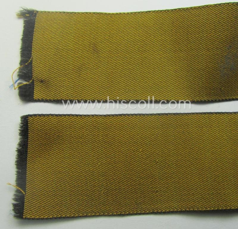 Truly worn- and/or tunic-removed, EM-pattern WH (Kriegsmarine) cuff-title (ie. 'Ärmelstreifen') entitled: 'Marinehelfer' — image 6