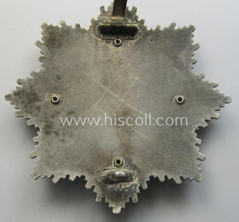 Stunning, neatly maker- (ie. '20'-marked-) example of WH (Heeres, LW etc.) 'Deutsches Kreuz im Gold' (or DKiG) being a (regular- ie. 'light-weight') piece that was produced by the: 'C.F. Zimmermann'-company — image 6