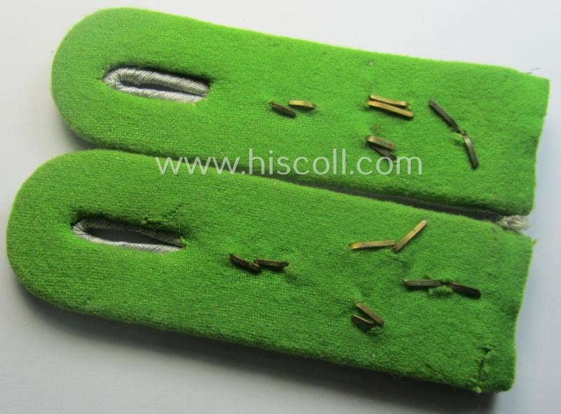 Pair of WH (Heeres) neaty 'cyphered', officers'-type shoulderboards: 'Oberleutnant u. Schützen des Panzer-Grenadier-Rgts. 64' (part of the '16. Panzer-Div.') — image 3