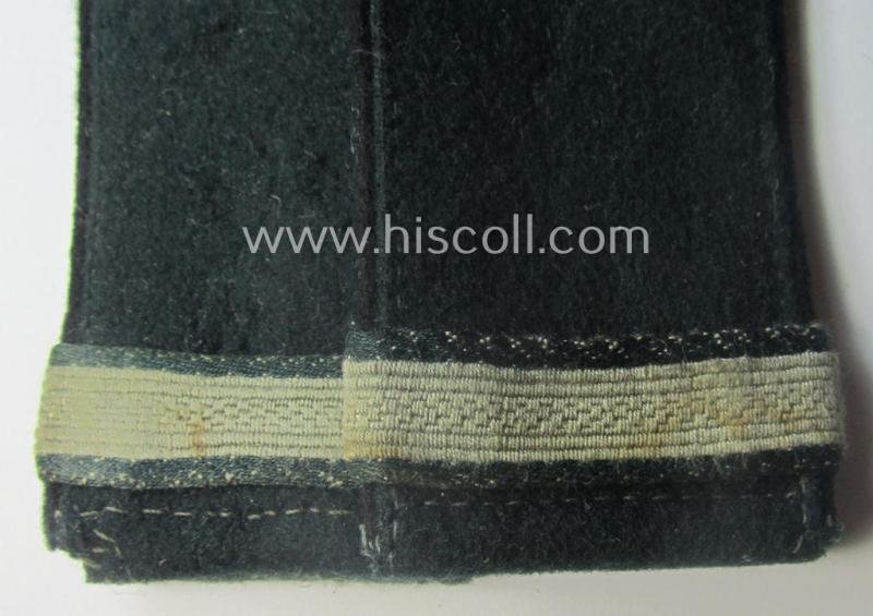 Moderately used - and fully matching! - pair of WH (Heeres) EM-type (ie. 'M40-pattern, rounded-style) shoulderstraps as was specifically intended for usage by a: 'Soldat u. Uffz.-Anwärter der Pionier-Trpn.' — image 2