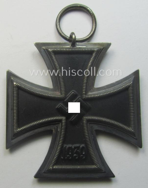 Hardly- ie. simply never used: 'Eisernes Kreuz II. Klasse' being a clearly maker- (ie. '76'-) marked example by: 'Ernst L. Müller' — image 2