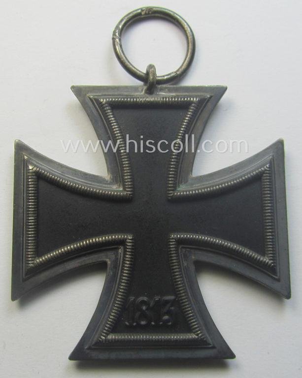 Hardly- ie. simply never used: 'Eisernes Kreuz II. Klasse' being a clearly maker- (ie. '76'-) marked example by: 'Ernst L. Müller' — image 4