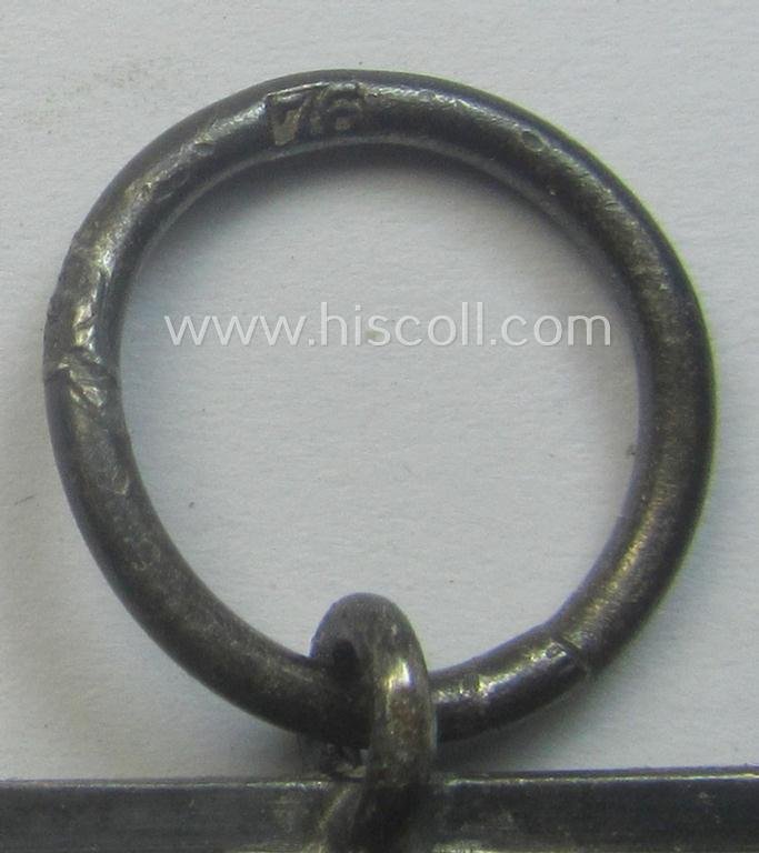 Hardly- ie. simply never used: 'Eisernes Kreuz II. Klasse' being a clearly maker- (ie. '76'-) marked example by: 'Ernst L. Müller' — image 5