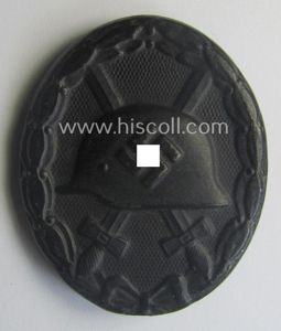 Maker- (ie. '88'-) marked example of a black wound-badge (or: …