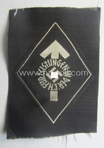 HJ- (ie. 'Hitlerjugend') 'Leistungsabzeichen in Silber in Stoff' that retains …