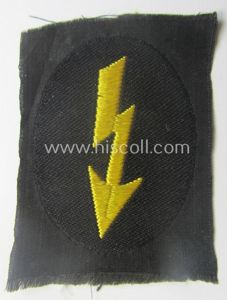 WH (Heeres) so-called: female-related trade- and/or special-career arm-insignia (ie. 'signal-Blitz'): …