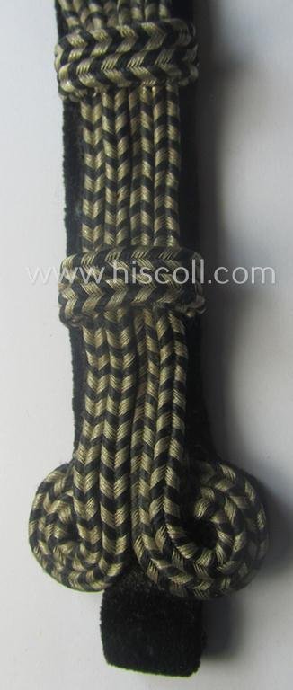 Neat - regrettably single but nevertheless scarcely found! - specific FAD (ie. 'Freiwilligen Arbeitsdienst') officers'-type shoulderboard (being of the pattern as was used in the period between 1932-36) as was intended for a: 'FAD-Oberstfeldmeister' — image 2