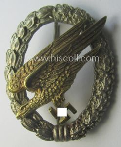 WH (Luftwaffe) 'Fallschirmschützen-Abzeichen' by: 'Imme & Sohn'