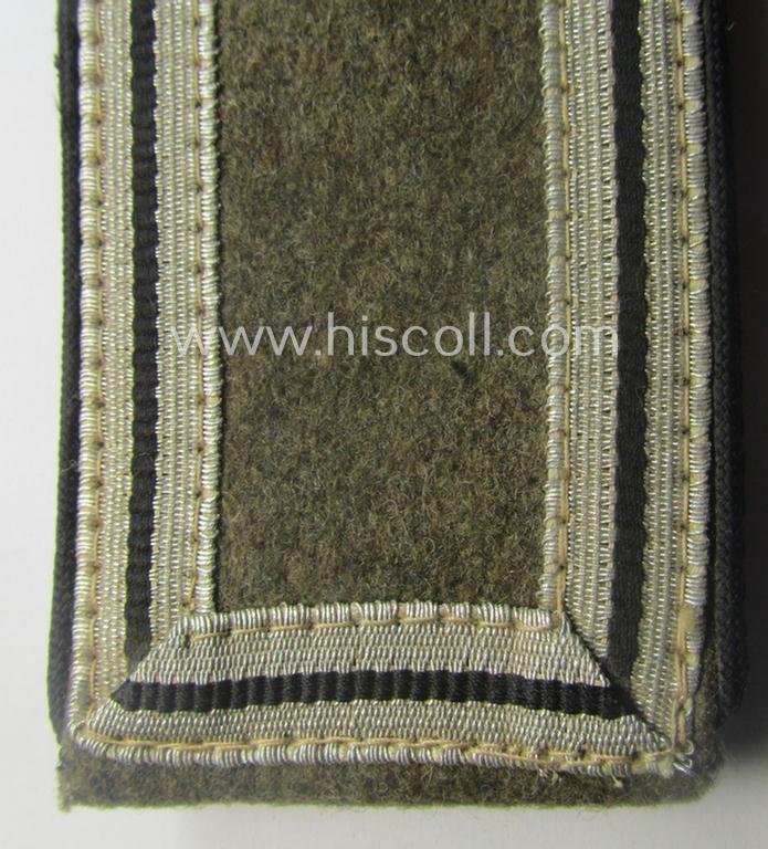 Single, RAD (ie. 'Reichsarbeitsdienst') NCO-type shoulderstrap (being of the 2nd pattern as used in the period between 1936-41) as was intended for an: 'RAD-Obertruppführer' (comparable with an: 'Unterfeldwebel'-rank) — image 2