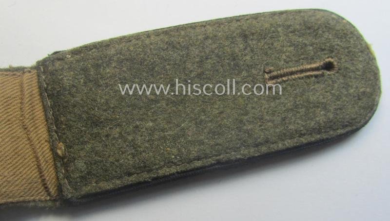 Single, RAD (ie. 'Reichsarbeitsdienst') NCO-type shoulderstrap (being of the 2nd pattern as used in the period between 1936-41) as was intended for an: 'RAD-Obertruppführer' (comparable with an: 'Unterfeldwebel'-rank) — image 4