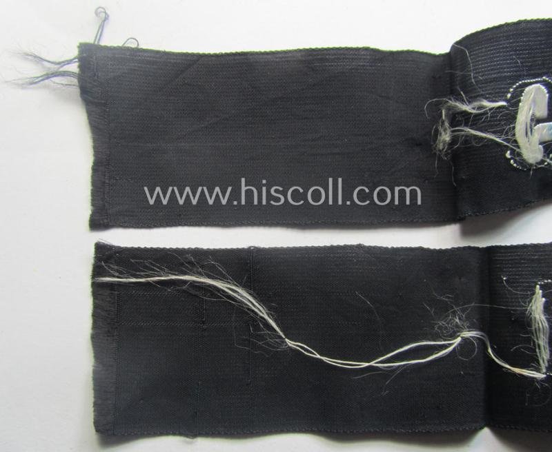 Superb - and truly unusually ie. rarely encountered! - (amongst others) Dutch volunteer-related cuff-title (ie. 'Ärmelstreifen') as was intended for members within the: 'Germanische Jugend' — image 6