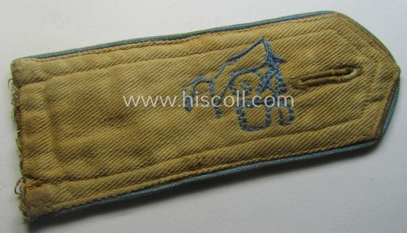 Early-pattern, 'HJ'- (ie. 'Hitlerjugend'-) shoulderstrap for usage by a: 'Hitlerjunge' who was attached to the: 'Oberbann IV - Bann 237 V' (Bann 237 = 'Bann Moers' situated in the 'Gebiet West Ruhr-Niederrhein') — image 3