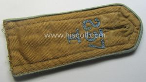 Early-pattern, 'HJ'- (ie. 'Hitlerjugend'-) shoulderstrap for usage by a: 'Hitlerjunge' …