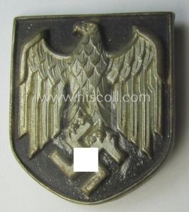 Clearly worn- and/or carefully helmet-removed, tropical-issued WH (Heeres): 'DAK' (ie. …