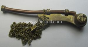 WH (Kriegsmarine) flute (ie. 'Bootsmanns-Flöte') that is constructed from multi-coloured, …