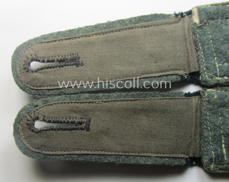 Pair of WH (Heeres) so-called: 'M40'-pattern NCO-type shoulderstraps: 'Oberfwbl. der Infanterie-Trpn.' — image 5