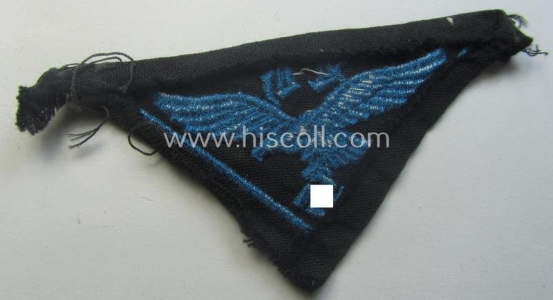 WH (LW- ie. Hitlerjugend-) related, machine-embroidered breast-badge: 'Flakhelfer' — image 3
