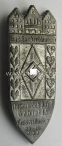 HJ (ie.'Hitlerjugend') related 'tinnie' ie. 'Veranstaltungsabzeichen': 'Aufmarsch der HJ - …