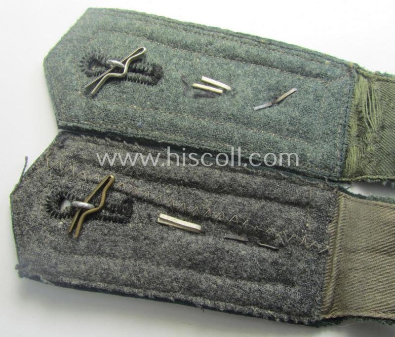 Pair of WH (Heeres), 'cyphered', so-called: 'M36'-pattern and/or pointed-styled (ie. generic-styled!) NCO-type shoulderstraps: 'Feldwebel des Panzerjäger-Abtlgs. 8' — image 4