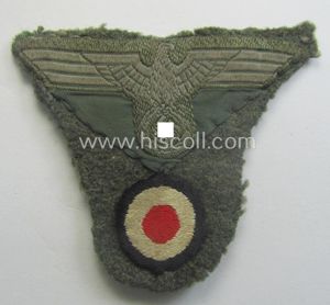 Interesting, WH (Heeres) cap-eagle/cocarde (ie. cap-set) as both executed in …