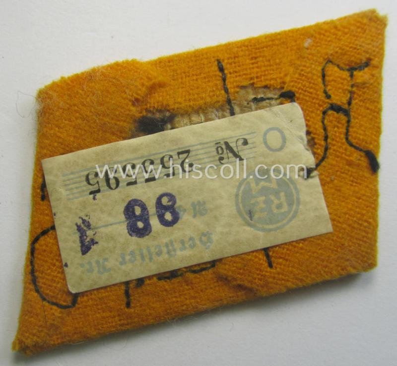 Single, SA (ie. 'Sturmabteilungen') collar-patch (ie. 'Kragenspiegel'): 'SA-Mitglied' serving within the: 'SA-Standarte R5/246' ('SA-Gruppe Elbe o. Neckar') — image 2