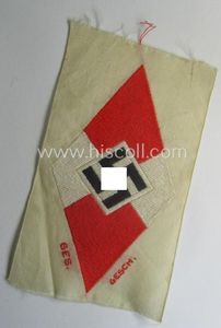 'Standard-issue'-pattern, 'Hitlerjugend'- (ie. 'Bund Deutsche Mädel) ie. HJ/BDM-related so-called: 'Ärmelraute' …