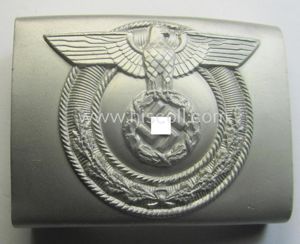 Stunning - and actually rarely encountered! - 'SA-Wehrmannschaften' belt-buckle being …