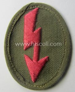 WH (Heeres) 'tropical-styled', trade- and/or special-career insignia (or: 'Signal Blitz') …