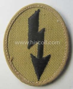 WH (Heeres) 'tropical-styled', trade- and/or special-career insignia (or: 'Signal Blitz') …