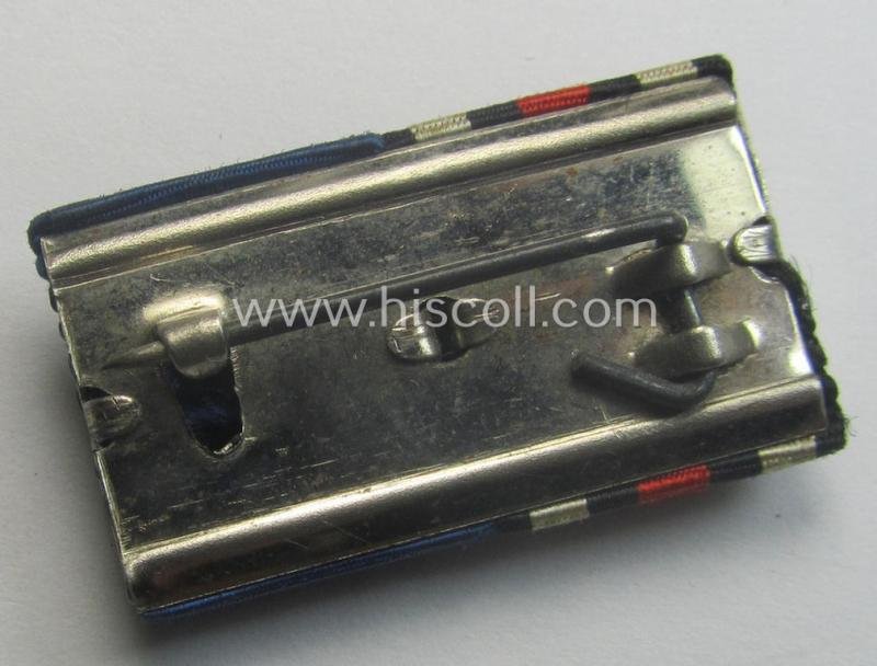 Interesting - and unusually encountered! - 2-pieced, WH ribbon-bar (ie. 'Feld- o. Bandspange') showing an unusally encountered device for a: 'Treuedienst Ehrenzeichen 2. Klasse' — image 2