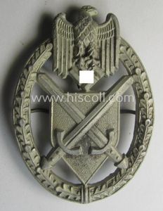 Detailed, aluminium-based 'plaque' ie. shield (being of the second pattern) …