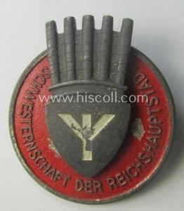 Very unusual - and rarely encountered! - DRK nurses'-badge entitled: …