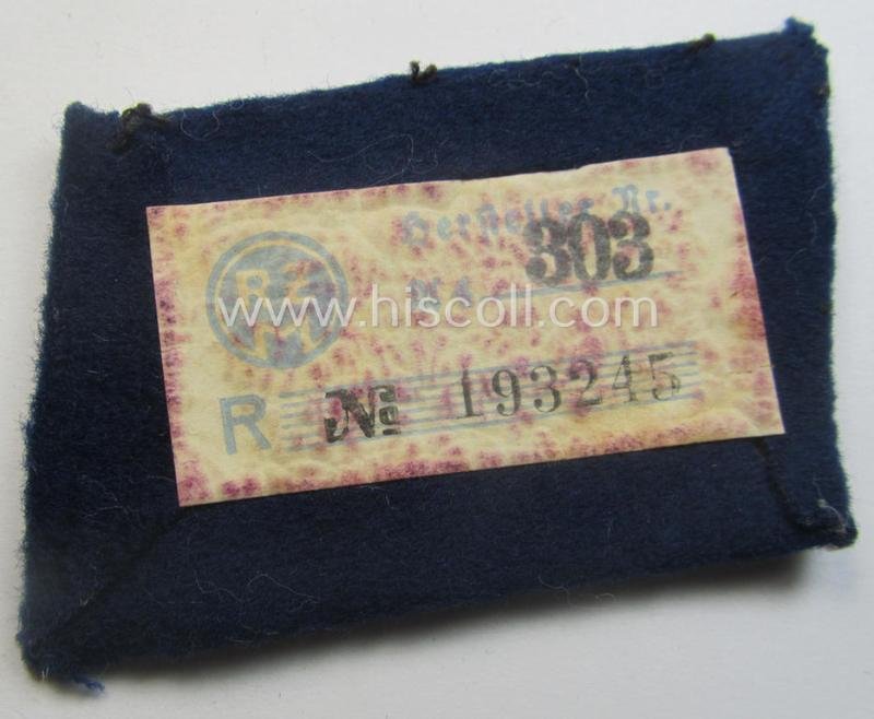 Single, SA (ie. 'Sturmabteilungen') collar-patch (ie. 'Kragenspiegel'): 'SA-Mitglied': 'SA-Standarte 14/87' ('SA-Gruppe Hansa o. Hessen') — image 2