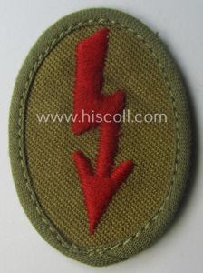 WH (Heeres) 'tropical-styled', trade- and/or special-career insignia (or: 'Signal Blitz') …