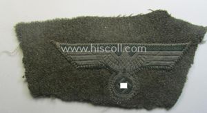 'Cut-out of a tunic' - WH (Heeres) EM- (ie. NCO-) …