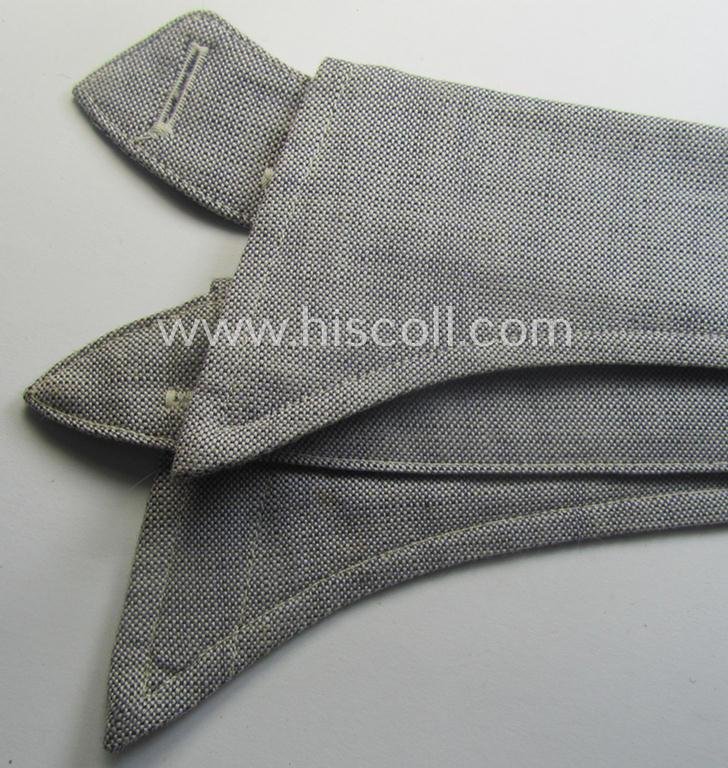 WH (Luftwaffe) summer-shirt removable collar (ie. 'Kragen') as was specifically intended for usage onto the bluish-grey- (ie. 'blaumelliertes') summer-shirts (ie. 'Hemden') — image 2